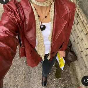 Women's Vintage Red Jacket